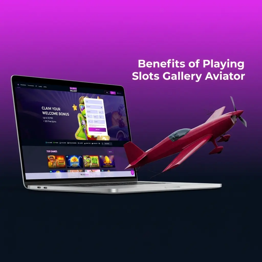 Slots Gallery Aviator benefits including high RTP, provably fair gameplay, and AUD 9,750 welcome bonus for AU players