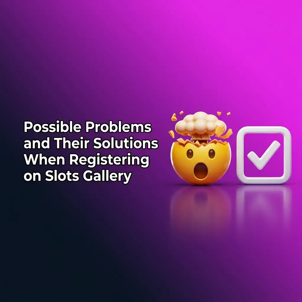 Slots Gallery registration problems and solutions table covering verification, errors, geo-restrictions, and page loading issues