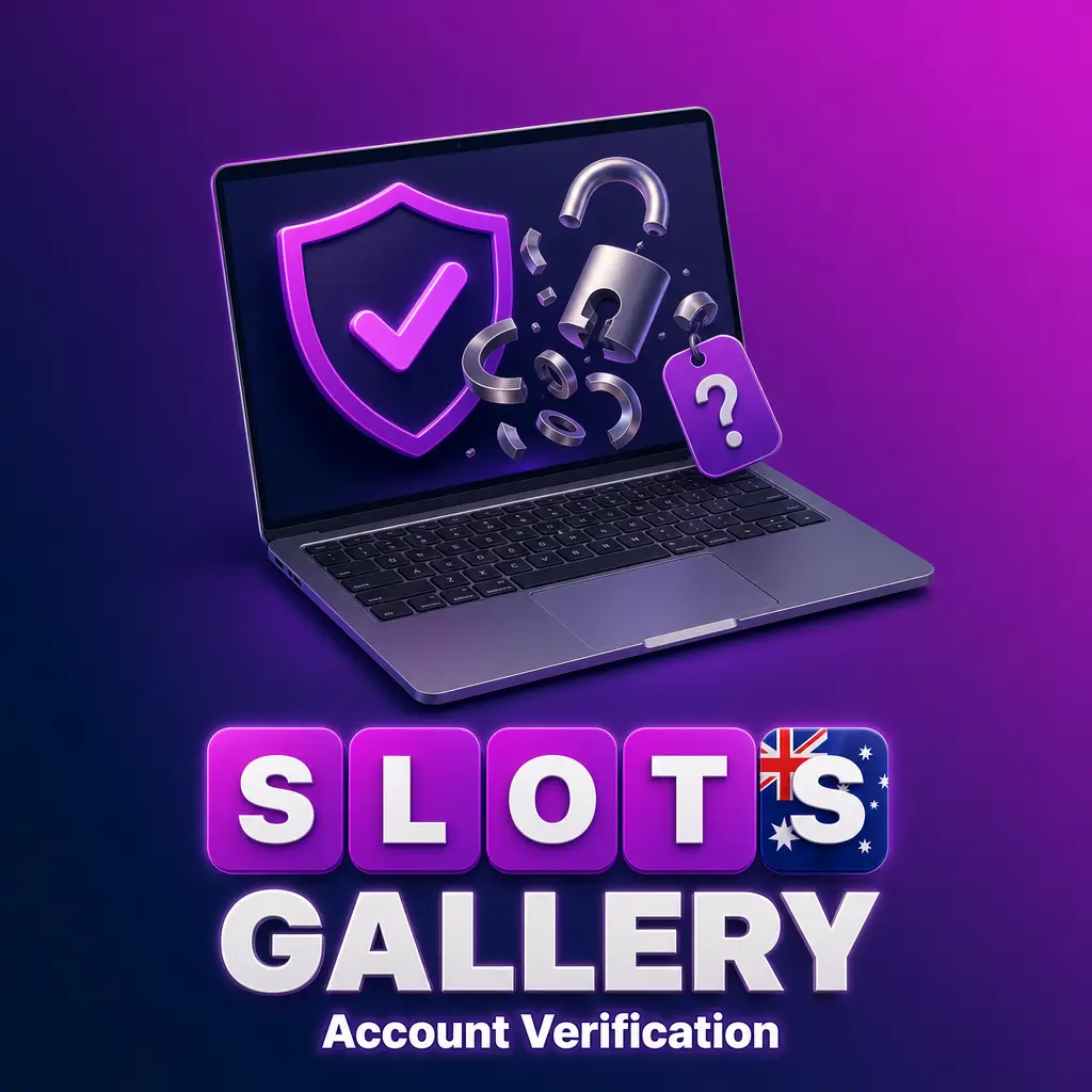 Slots Gallery account verification process showing required documents for Australian players to complete KYC verification