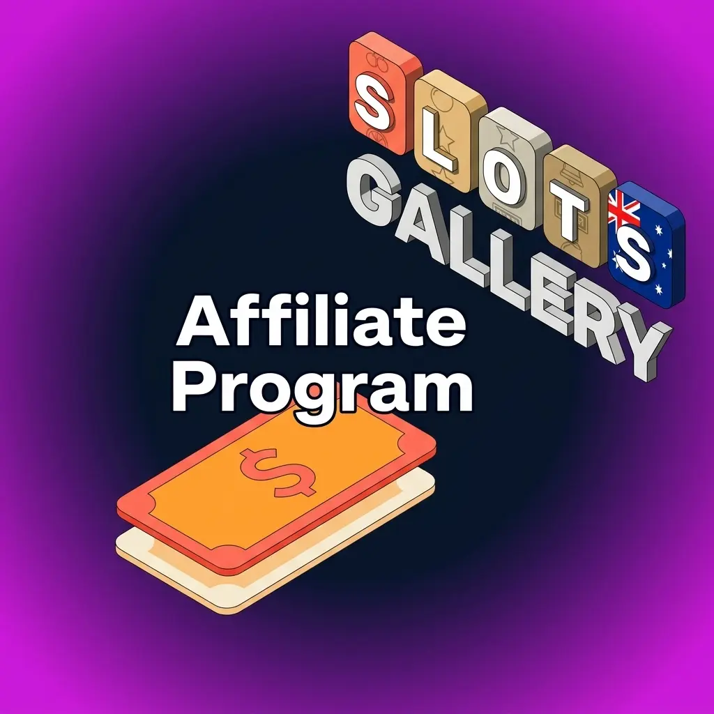 Slots Gallery affiliate program dashboard showing commission structures, tracking tools, and marketing materials for partners