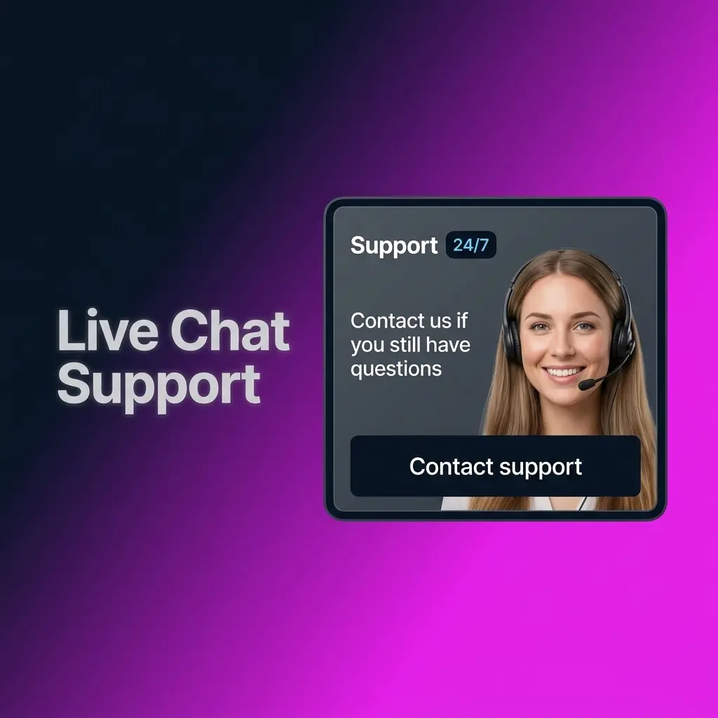 Slots Gallery live chat support icon on website for 24/7 real-time assistance with account and payment queries