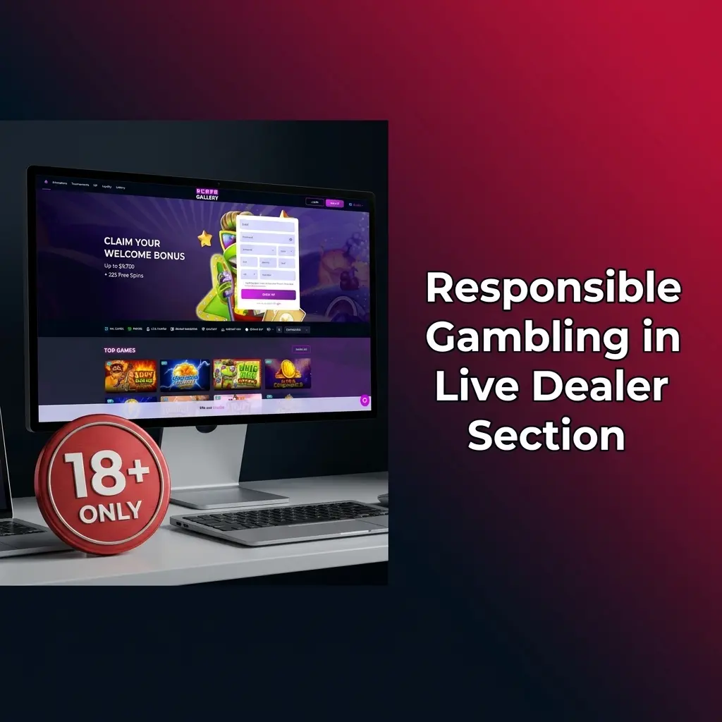 Responsible gambling tools for live dealer sessions at Slots Gallery with deposit limits and support resources for Australians